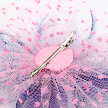 DRESHOW Fascinators Hat Flower Mesh Ribbons Feathers on a Headband and a Clip Tea Party Headwear for Girls and Women - Colors B