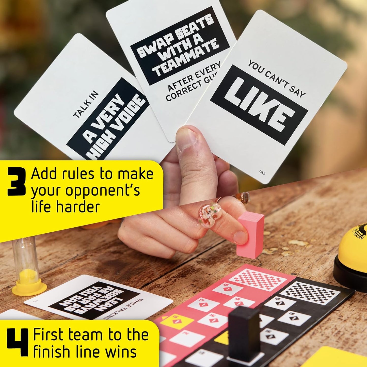 Big Potato You Can't Say UMM: A Party Game for Family and Adults, Fast-Paced Family Word Game, Must Have for Game Night, Bonus Content Included