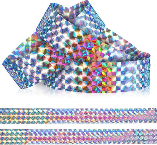 TIESOME 100Pcs Holographic Plastic Wristbands for Events,Waterproof Wristbands Wrist Bands for Events Parties Concerts Festivals