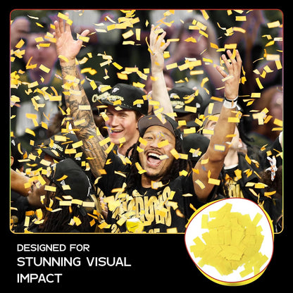Ultimate Confetti, Multicolor Biodegradable Confetti - Rectangular Fluttering Tissue Paper Confetti for Cannon and Launcher use - Best for Holidays, Birthday, Wedding, and Parties - 1 lb, 16 oz