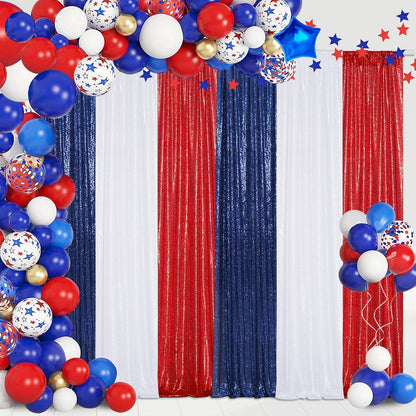 Poise3EHome Black Sequin Backdrop Curtains, 2 Panels 2FTx8FT Glitter Photo Booth Backdrop for Halloween Birthday Bachelorette Wednesday Twilight Party Decorations