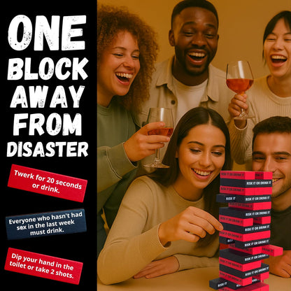 | Fun Drinking Game for Adults: 150 Hilarious Dares & Risky Questions | Adult Party Games for Block Party, Pregame, College, Girls Night, Bachelorette