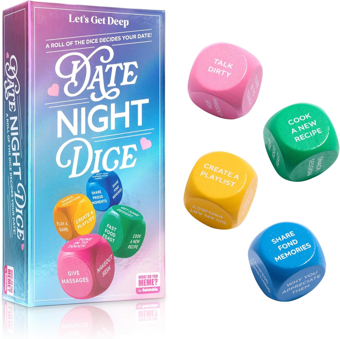 Let's Get Deep: Friends Edition by Relatable, Fun Group Card Game, Easy Adult Game for Game Night, Perfect for Party Games with Friends, Includes 400 Question Cards, Three Increasingly Personal Levels