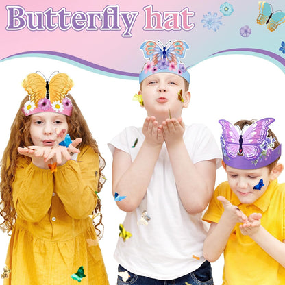 Gersoniel 24 Pcs Party Hats for Kids Paper Headbands Crown for Boys Girls, Birthday Party Decoration Favors