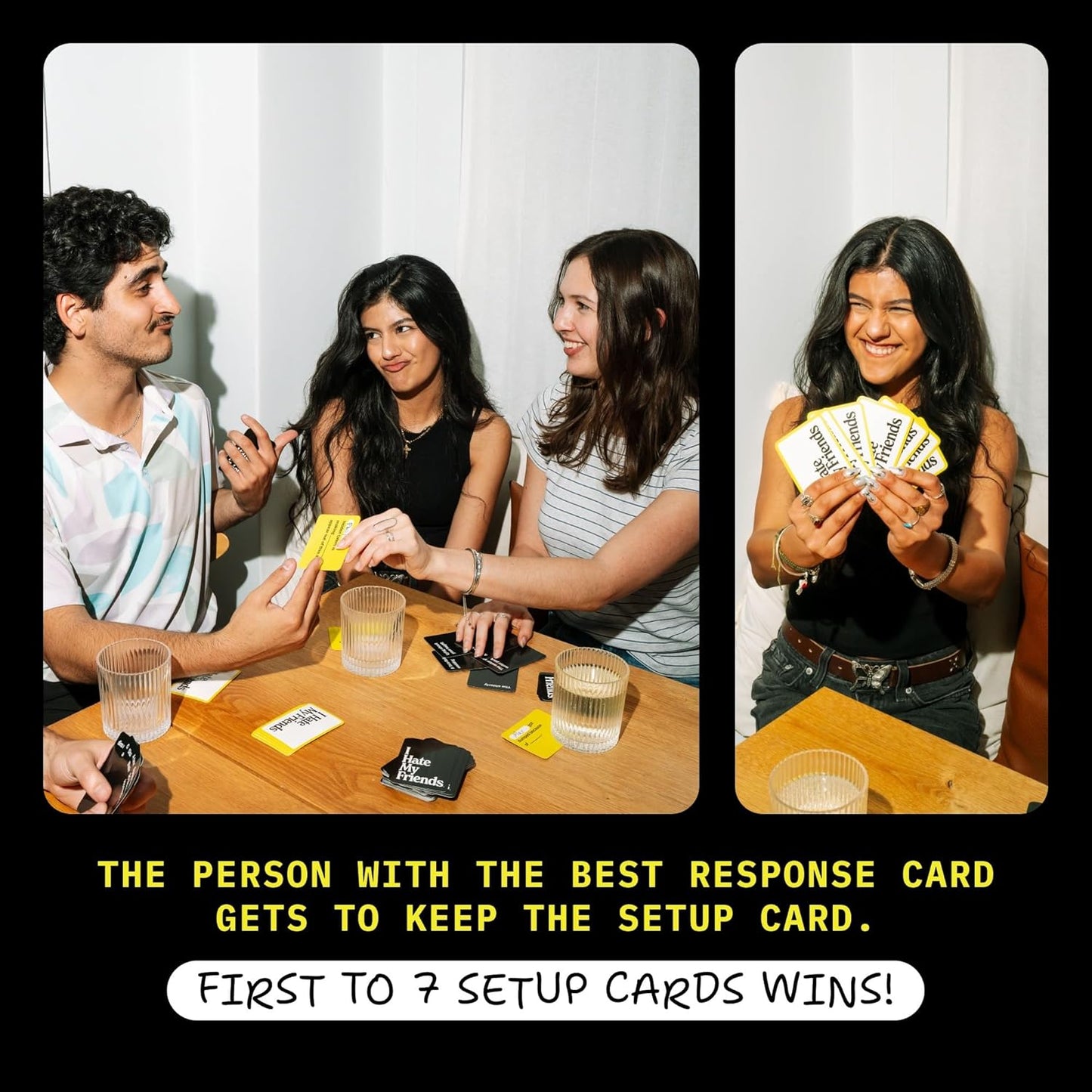 DSS Games I Hate My Friends [Hilarious Roast Party Game for Adults | Funny Friend Card Game for Game Night, Bachelorette Parties, College Parties & Girls Trips | Ages 17+ | 3+ Players]