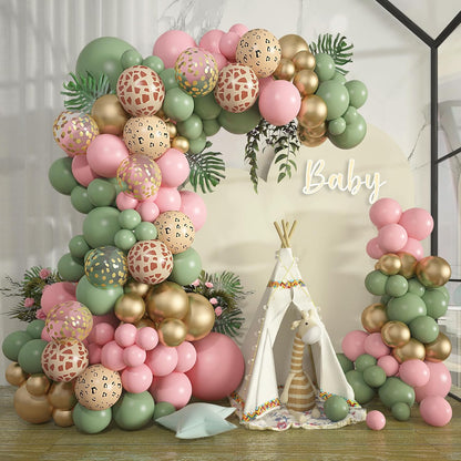 Amandir 153pcs White Sand Balloons Arch Garland Kit Different Sizes 18 12 10 5 Inch Cream Beige Sand White Latex Balloon for Birthday Boho Neutral Baby Shower Wedding Anniversary Party Decorations