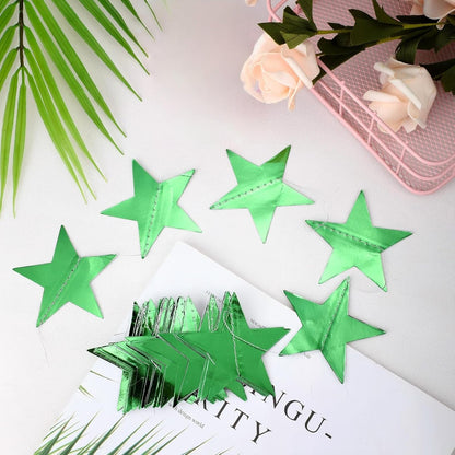 Patelai Glitter Star Garland Banner 2026 Graduation Decor 130 Feet Star Hanging Banner Twinkle Backdrop for Party Birthday Classroom Wedding Supplies(Gold)