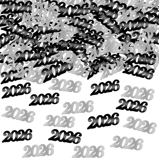Graduation Decorations 2026 | Red and Black Graduation Confetti 2026 - Pack of 1300 | Graduation Confetti class of 2026 | 2026 Confetti Graduation | 2026 Graduation Table Decorations, KatchOn