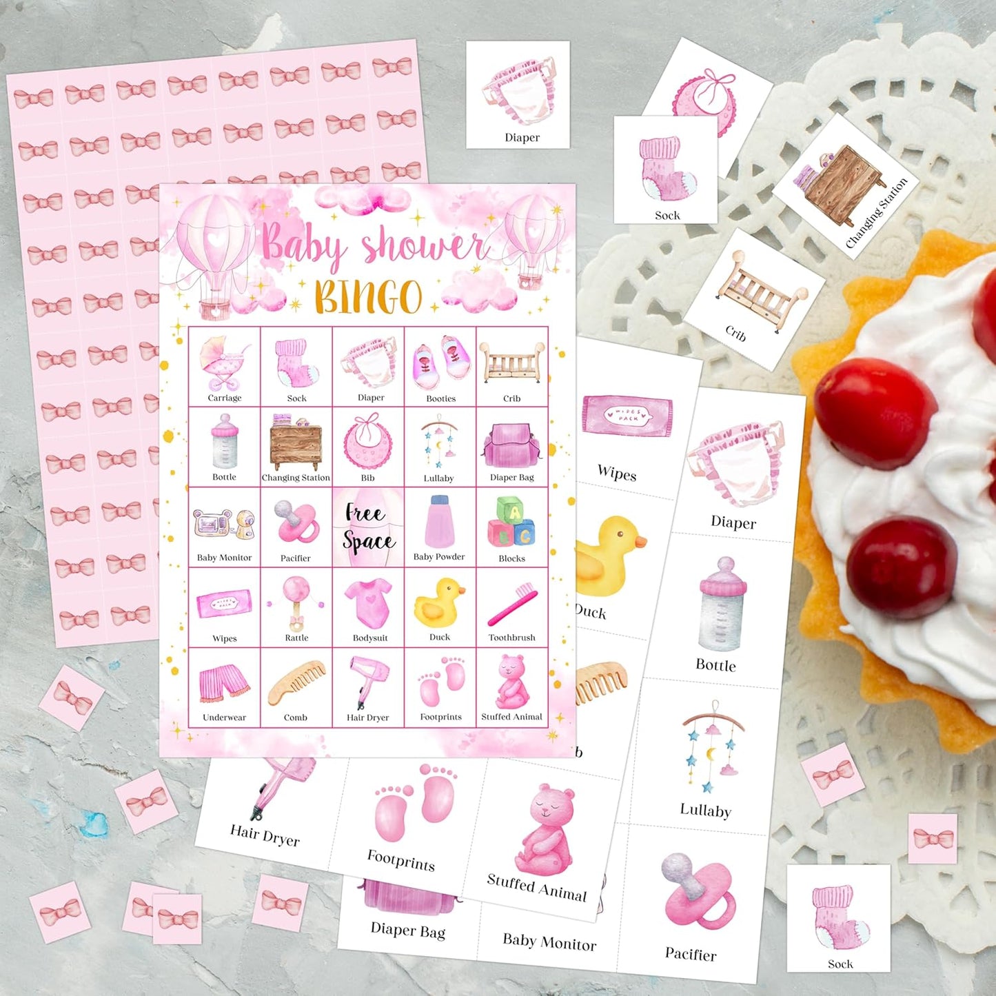 Book Bingo Game, Reading Party Bingo Cards Set, Read Themed Party Games Supplies for Book Lovers, Adults Family Friends Holiday Activities Favors Decorations for 24 Player, 01
