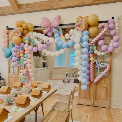 Gold Quick Link Balloons, 60PCS Linking for Balloon Wall Arch Chains, 6inch Linkable for Wedding Birthday Baby Shower Engagement Graduation Party Decorations