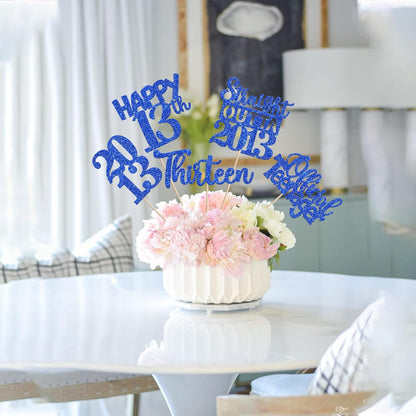 15 PCS 50th Birthday Centerpiece Sticks Fifty Happy 50th Straight Outta 1976 Table Flower Centerpieces Sticks Cheers to 50 Floral Decorations for 50th Birthday Party Centerpieces Supplies Black
