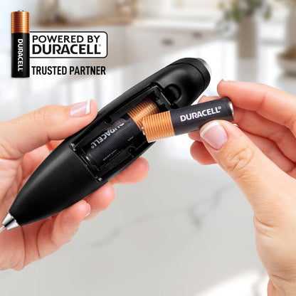 Zulay Kitchen Powerful Milk Frother Wand With Duracell Batteries - Ultra Fast Handheld Drink Mixer - Electric Whisk Foam Maker for Coffee, Lattes, Cappuccino & Matcha - Z1 Motor - Black - Colors C