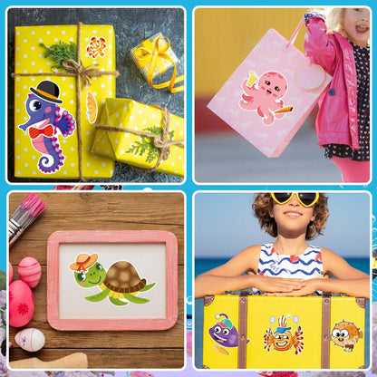 24 Sheets Make-a-face Cupcake Stickers Make Your Own Dessert Stickers Mix and Match Sweets and Fruit Treats Party Favor Supplies for Kids Ice Cream Sticker Games Birthday DIY Art Crafts