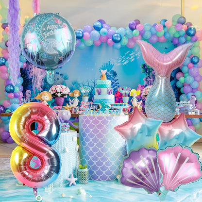 Dinosaur 5th Birthday Decorations, Dinosaur Birthday Party Decorations with Giant Inflatable Dinosaur Balloons 40 Inch Helium Foil Mylar Number 5 Balloons for Dinosaur Theme Birthday Party Decorations