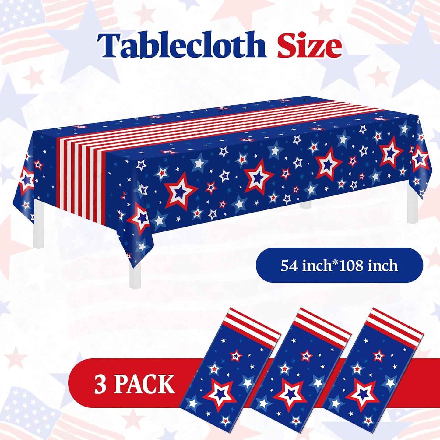 Childom 1 Pack Fourth of July Coloring Tablecloth for Kids,4th of July Crafts for Kids 30"x72" Giant Coloring Poster Table Cloth,Large Paper Poster Crafts Party Activities,4th of July Paper Tablecloth