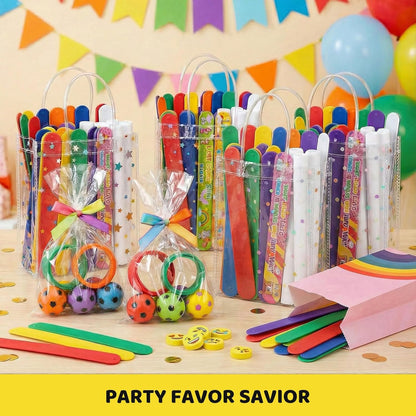 LovesTown 12PCS Silicone Slap Bracelets, Colorful Snap Bracelet for DIY Kids Gifts, Classroom Prizes, Party Favors