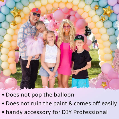 WISYOK 4000 Pcs Glue Points for Balloons, Removable Double-Sided Adhesive Points, Craft, Wedding Decoration Point Stickers