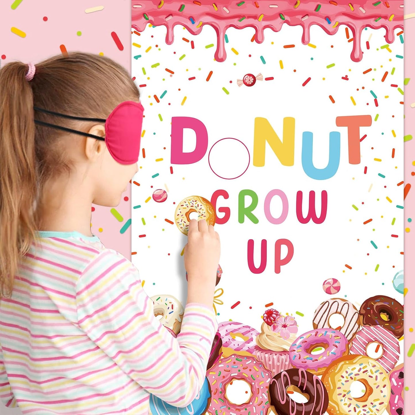 Pin The Crown on The Princess Party Games for Girls Princess Birthday Party with 24 Pcs Crowns, Large Princess Poster for Kids Girls Princess Birthday Party Princess Tea Party Decorations