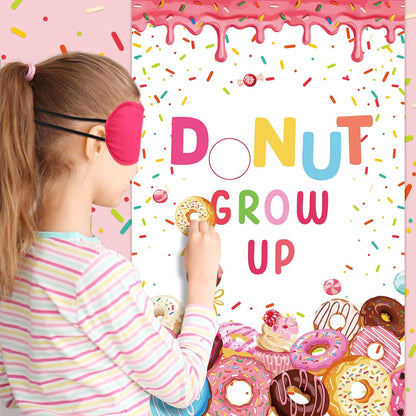Pin The Crown on The Princess Party Games for Girls Princess Birthday Party with 24 Pcs Crowns, Large Princess Poster for Kids Girls Princess Birthday Party Princess Tea Party Decorations