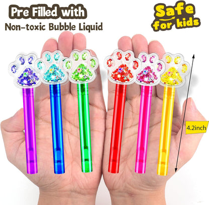 24PCS Animal Bubble Wands for Wild One Birthday Baby Shower Decorations Safari Jungle Theme Party Favors Supplies, Pinata Goodie Bags Filler, Classroom Prizes, Valentines Gifts, Easter Stuffers