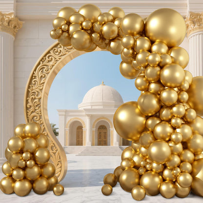 Amandir 153pcs White Sand Balloons Arch Garland Kit Different Sizes 18 12 10 5 Inch Cream Beige Sand White Latex Balloon for Birthday Boho Neutral Baby Shower Wedding Anniversary Party Decorations