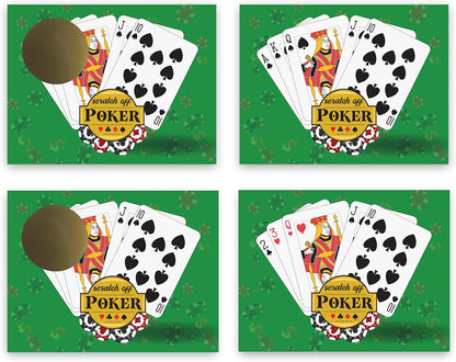 My Scratch Offs Casino Night Party Game - 26 Cards (24 Non-Bingo, 2 Bingo)