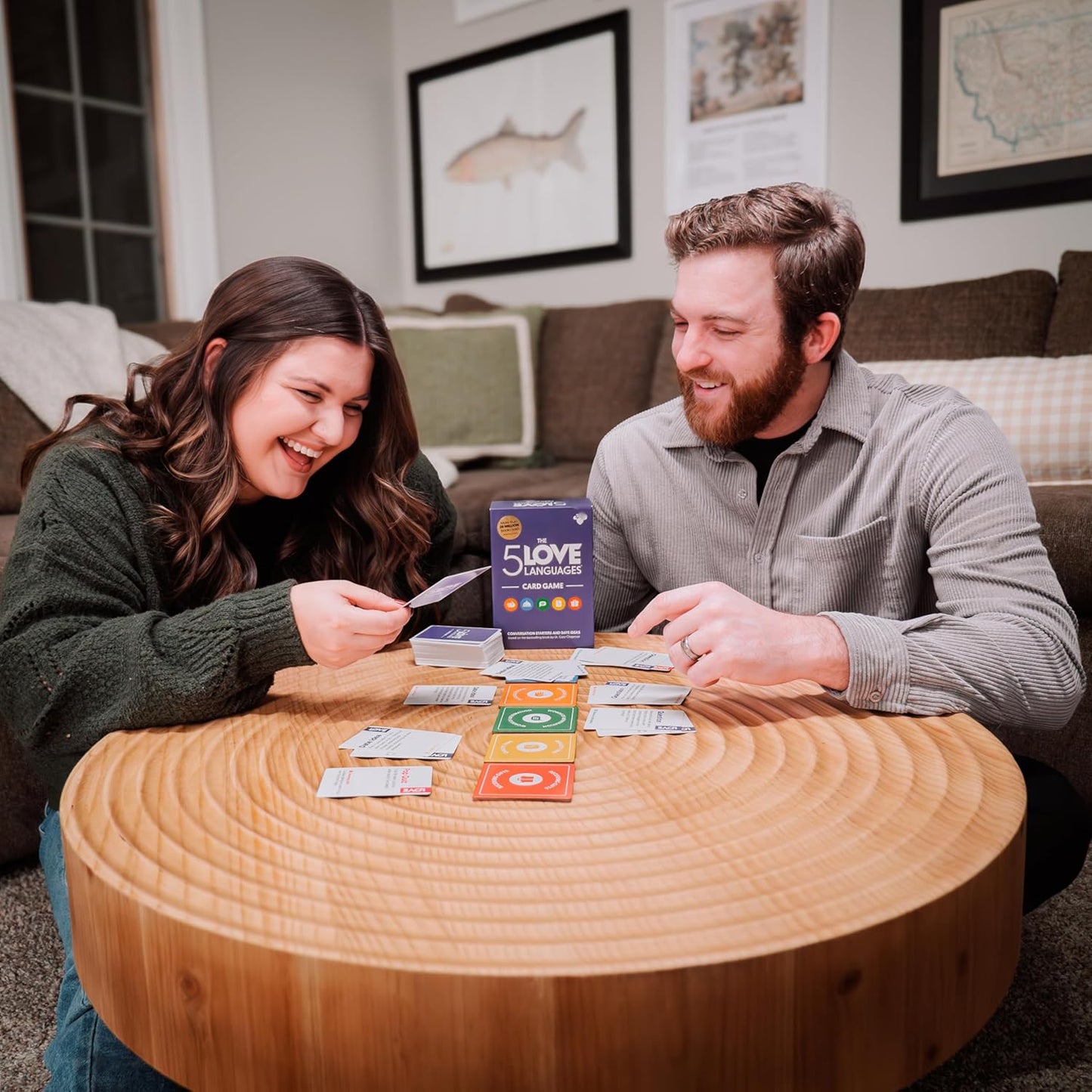 The 5 Love Languages® Card Game, Discover More About Yourself & Your Partner, 300 Prompt Cards to Spark Deep, Meaningful Conversations, Create New Date Ideas and Fun Quiz Questions for 2 Players, 16+