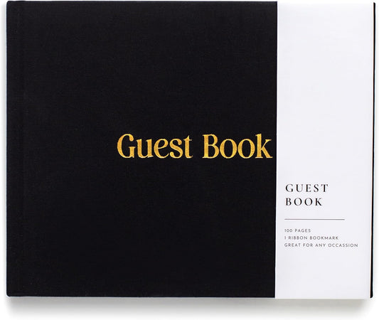 Lamare Wedding Guest Book – Elegant Guest Book for Party, Baby Shower Guest Book & Polaroid Guest Book for Wedding