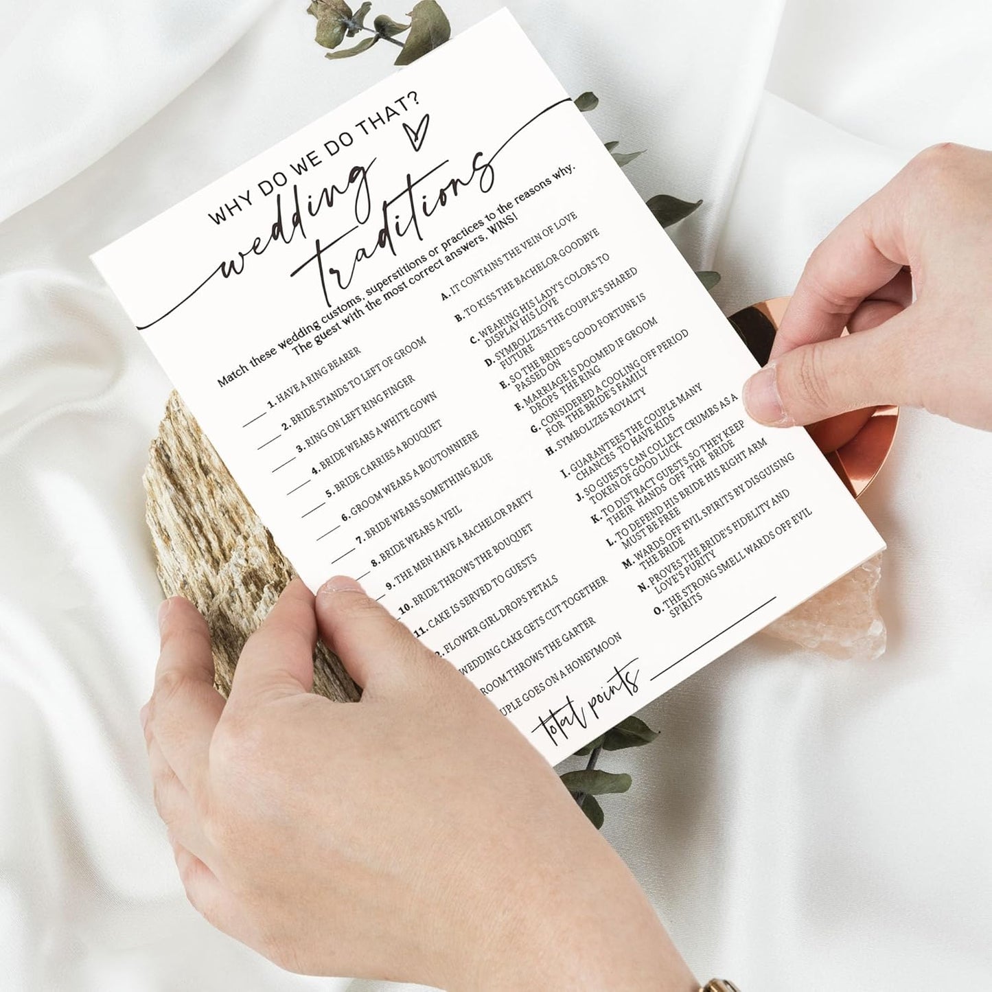 Bridal Shower Bingo, What Will The Bride to Be Receive, 25Pcs Bridal Bingo Game Cards, Engagement Party Games for Guests, Minimalist White Wedding Party Supplies - A18