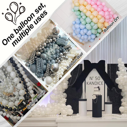 Gold Quick Link Balloons, 60PCS Linking for Balloon Wall Arch Chains, 6inch Linkable for Wedding Birthday Baby Shower Engagement Graduation Party Decorations