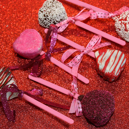 30 Pieces Acrylic Sticks Reusable Cakesicle Cake Pop Mold Mirror Ice Pop Sticks Ice Cream Cakesicle Mold for Home Cake Candy Gifts Party Craft