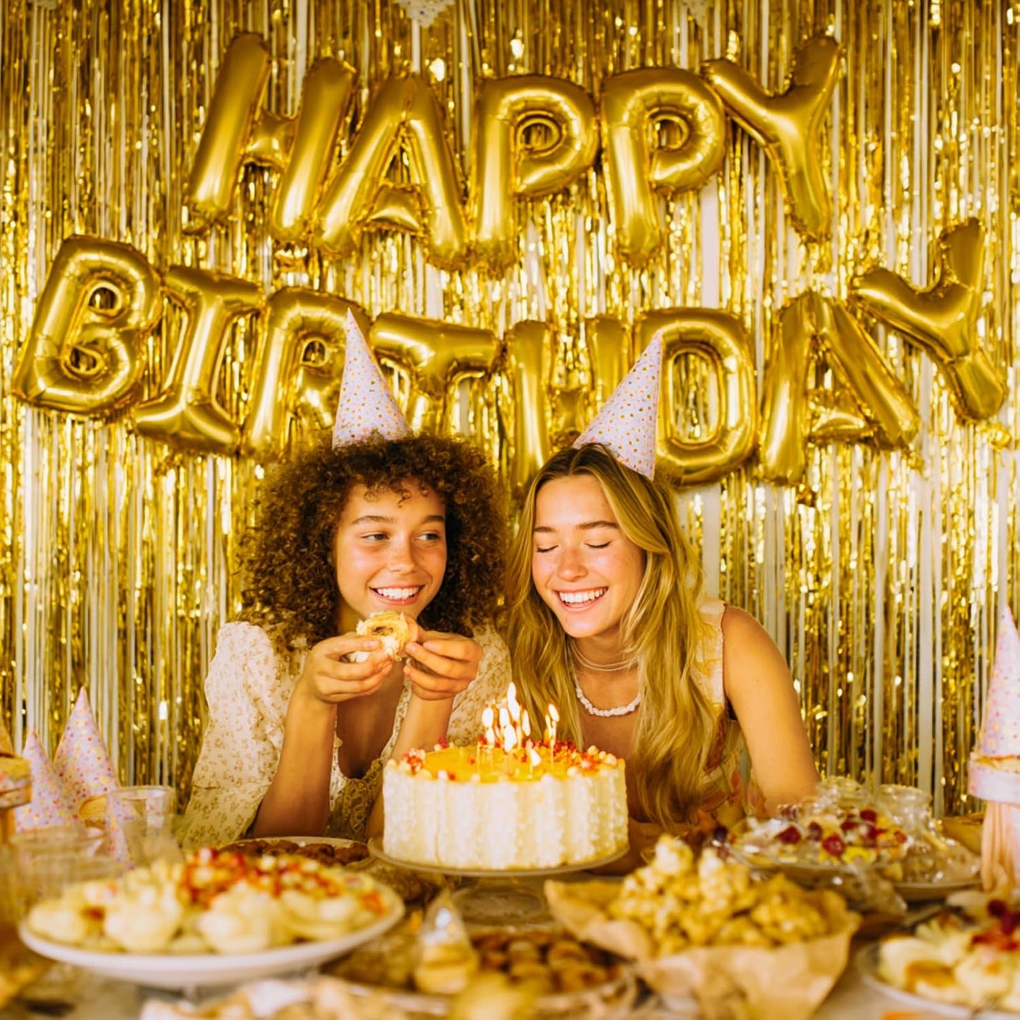 PartyWoo Silver Streamers 3pcs Tinsel Backdrop 8.2FT Metallic Tinsel Foil Fringe Streamer Curtains Party Photo Booth Backdrop for Graduation Baby Shower Bachelorette Wedding Disco Party Decorations