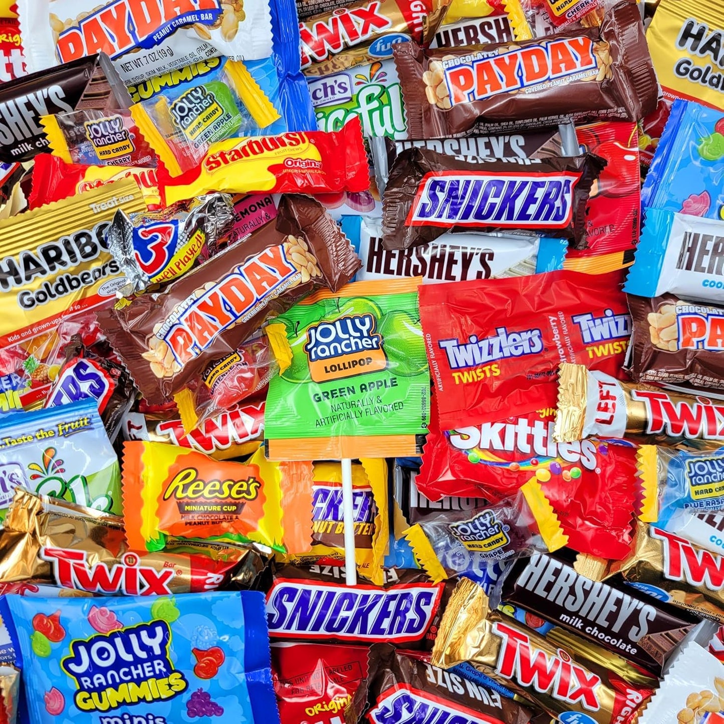Assorted Chocolate and Candy Variety Pack Bulk - 2lb Bulk Candy Individually Wrapped - Assorted Candy for Pinata Stuffers, Party Favors, Goodie Bags and Office Snacks - 2 Pound Bag of Candy