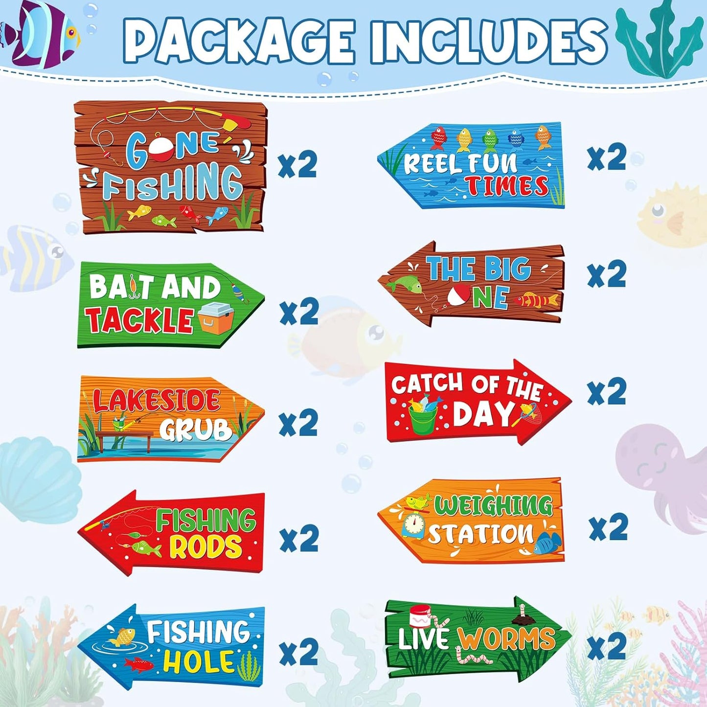 20 Pcs Luau Party Decorations Welcome Sign Summer Hawaiian Directional Signs Tropical Hawaiian Themed Birthday Decorations Luau Tiki Party Supplies with 2 Sheet Letter Stickers