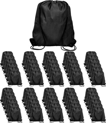 20 Colors Drawstring Backpack Bags Sack Pack Cinch Tote Sport Storage Polyester Bag for Gym Traveling
