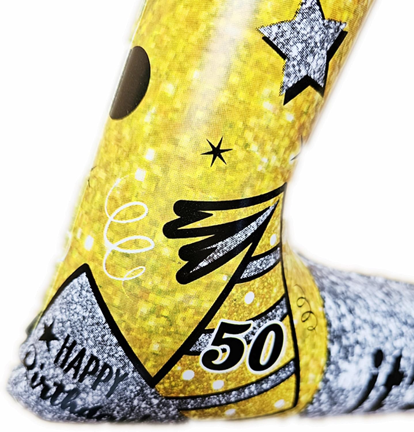 50th Birthday Inflatable Photo Booth Set - Giant Selfie Photo Booth Frame & Props - Polyvinyl Chloride
