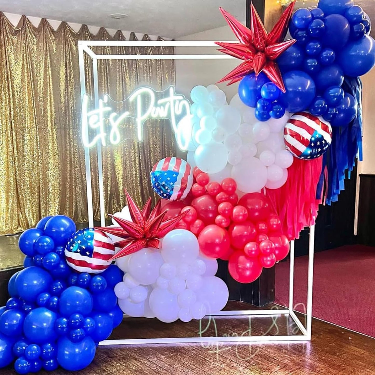 Black and Gold Balloons Garland Arch Kit, 134pcs Black and Metallic Gold Balloons with Different Size for 2026 Graduation Decorations, New Year, Birthday, Anniversary Party Decorations
