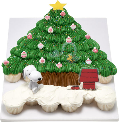 DecoSet® Peanuts® Snoopy® and Woodstock® Cake Topper, 3-Piece Cake Decoration | For Birthday, Parties, Celebration
