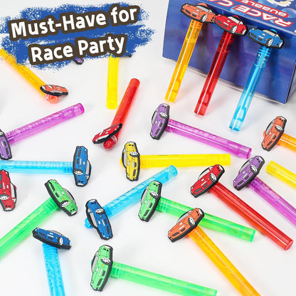 24PCS Animal Bubble Wands for Wild One Birthday Baby Shower Decorations Safari Jungle Theme Party Favors Supplies, Pinata Goodie Bags Filler, Classroom Prizes, Valentines Gifts, Easter Stuffers
