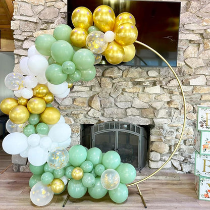 Blue Silver Balloons Set, 12 Inch Blue and Silver Balloons Dark Navy and Confetti Party Latex Balloon, Macaron Metallic Baby Blue Mixed Balloon for Birthday Graduation Baby Shower Wedding Retirement