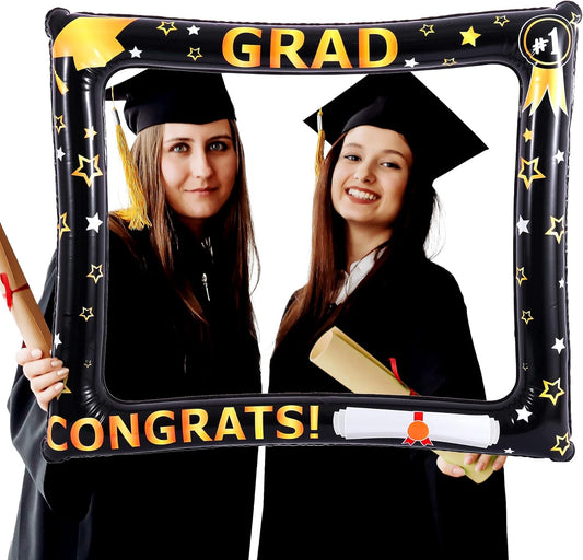 KatchOn, Inflatable Graduation Photo Booth Frame 2026 - Big, 30 Inch | Graduation Photo Booth Props 2026 | Graduation Props 2026 for Photoshoot | Graduation Decorations 2026, Grad Party Supplies