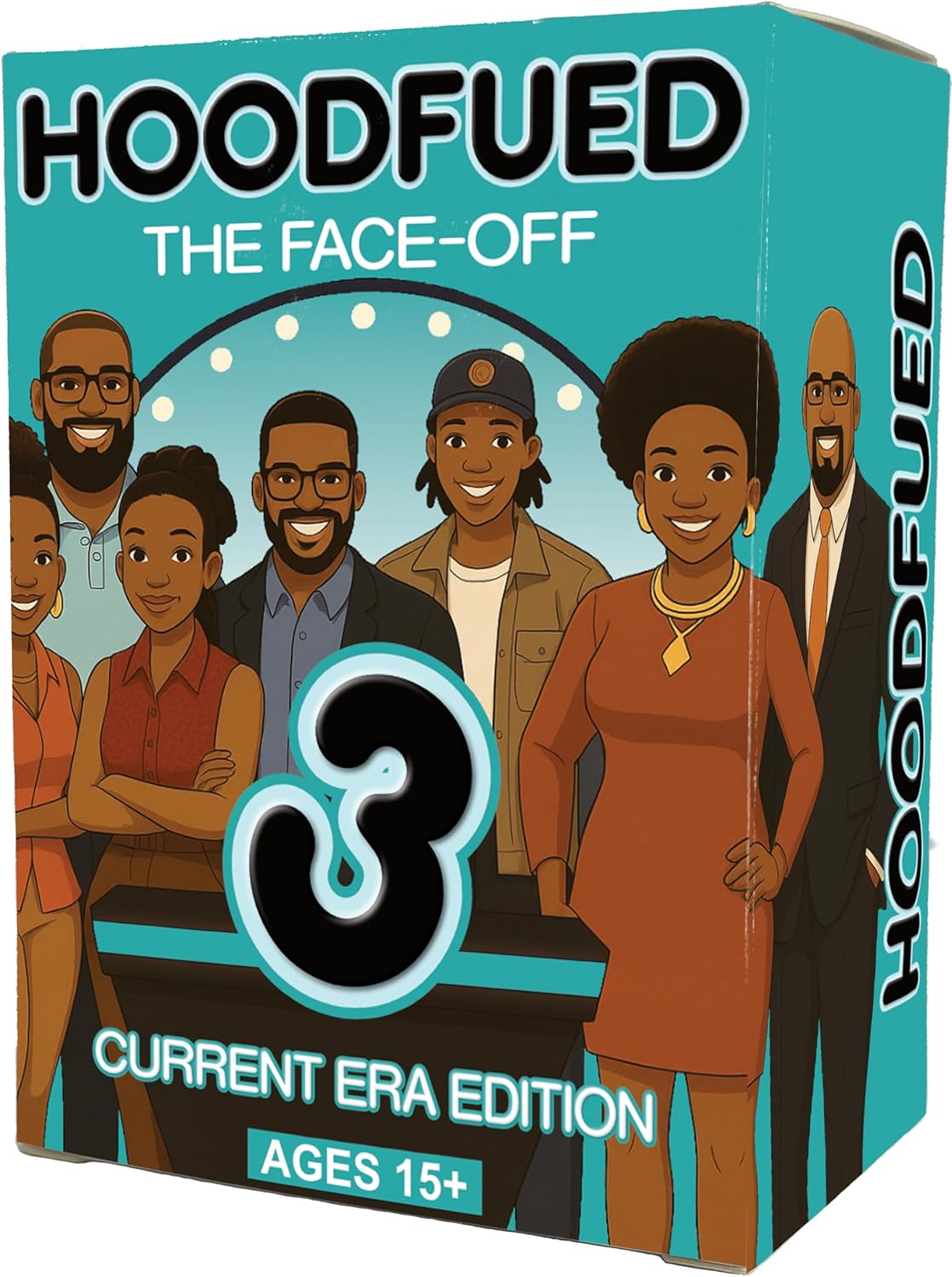 HoodFued : The Ultimate Family Trivia Card Game - A Culture-Centric Game That Brings Friends and Family Together for Fun and Knowledge and More Fun Than The Hood Charades Game for Family or Tabu