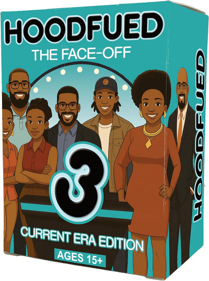 HoodFued : The Ultimate Family Trivia Card Game - A Culture-Centric Game That Brings Friends and Family Together for Fun and Knowledge and More Fun Than The Hood Charades Game for Family or Tabu