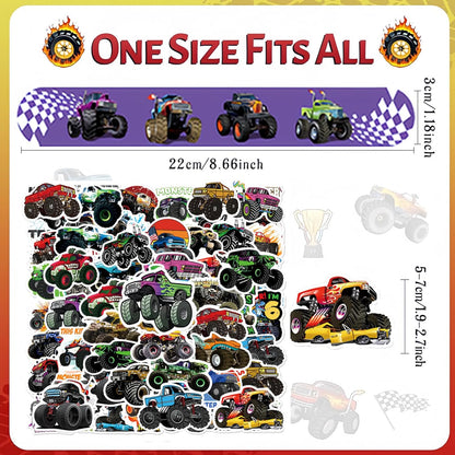 CZWXOXO 74 Pcs Racing Theme Party Favors 24 Pcs Slap Bracelets 50 Pcs Stickers Racing Birthday Party Decorations，Classroom Rewards Supplies