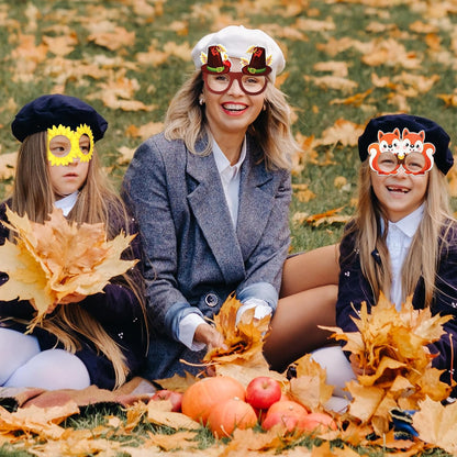 32 Pcs Spa Party Favors Paper Glasses Makeup Paper Eyeglasses Frames Spa Photo Booth Props Selfie Props for Makeup Birthday Party Decorations