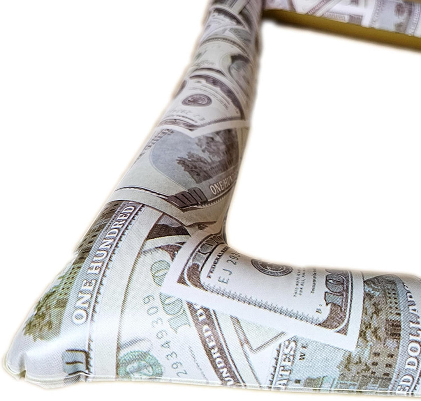 Bill Dollar Inflatable Photo Booth Selfie Frame Props Giant Money Themed Party Blow Up Picture Frame for Birthdays Casino Weddings Bachelorette Retirement Graduations Party Decorations
