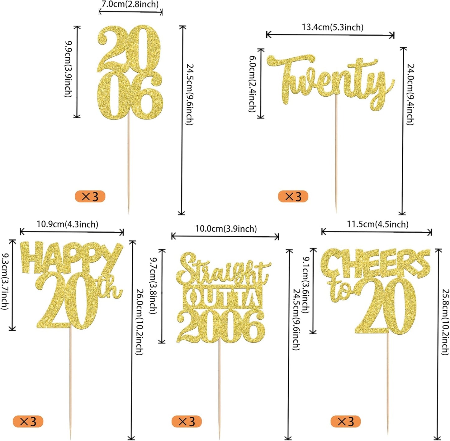 15 PCS 50th Birthday Centerpiece Sticks Fifty Happy 50th Straight Outta 1976 Table Flower Centerpieces Sticks Cheers to 50 Floral Decorations for 50th Birthday Party Centerpieces Supplies Black