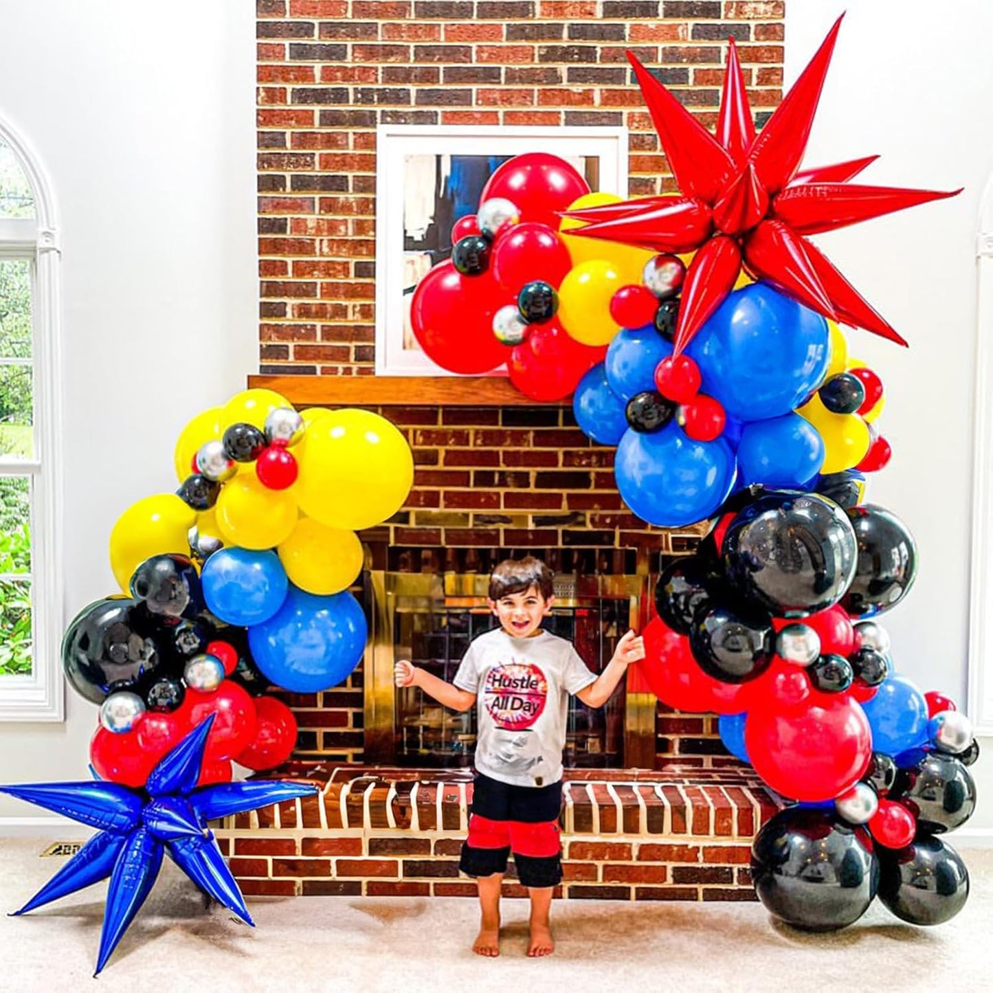 60 Pcs Blue and Silver Balloons, Navy Royal Blue Silver Party Balloons with Metallic Confetti Helium Latex Balloons for Birthday Baby Showers Fathers Day 2025 Graduation Decoration
