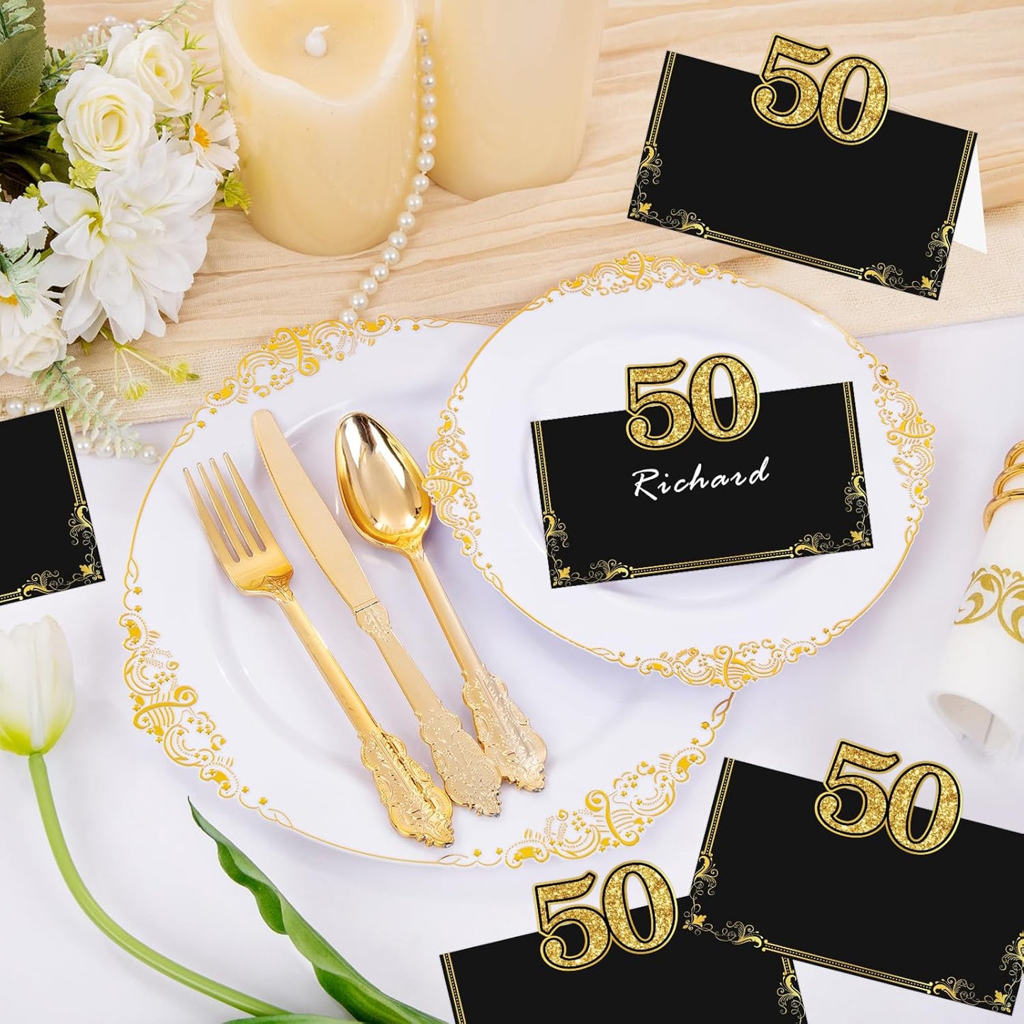 Construction Table Place Cards 50pcs Dump Truck Tent Cards Digger Excavator Food Labels Car Blank Name Card for Birthday Baby Shower Construct Theme Party Table Setting Supplies