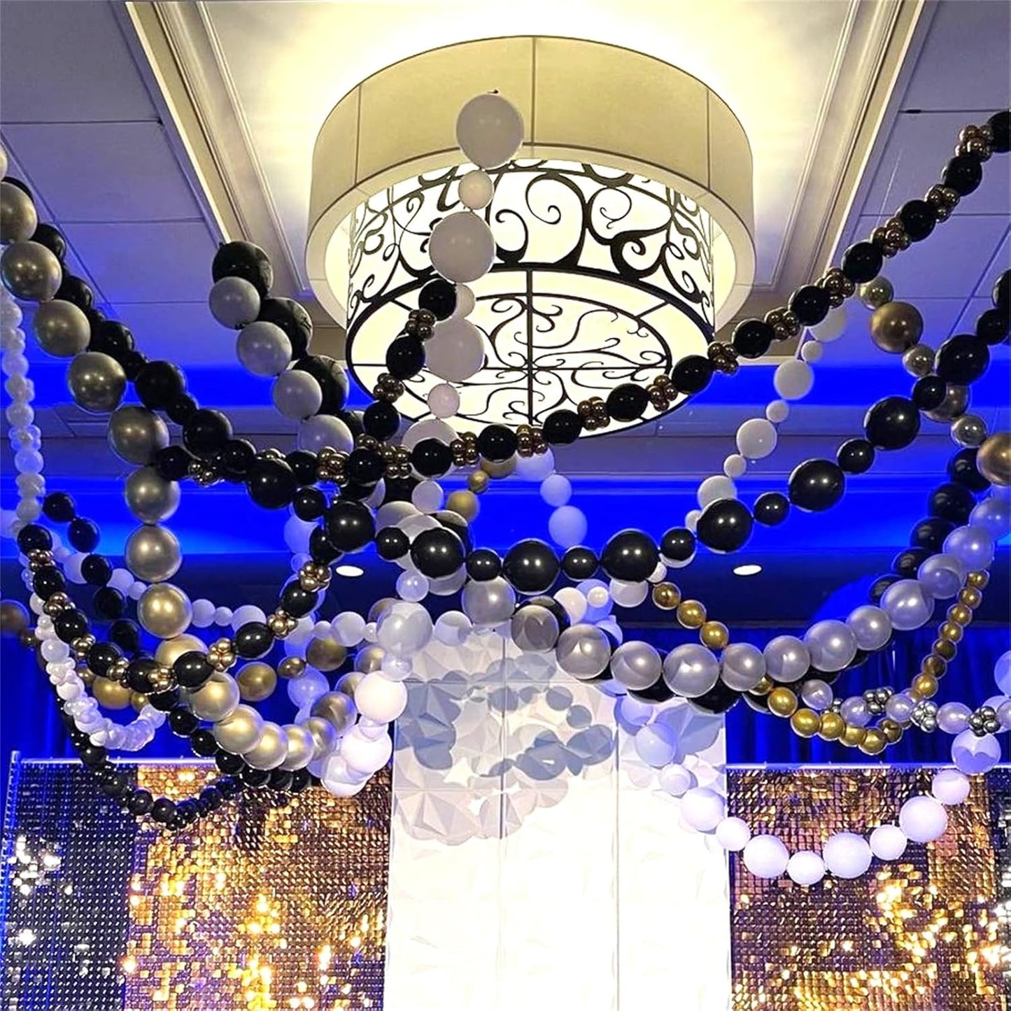 Gold Quick Link Balloons, 60PCS Linking for Balloon Wall Arch Chains, 6inch Linkable for Wedding Birthday Baby Shower Engagement Graduation Party Decorations